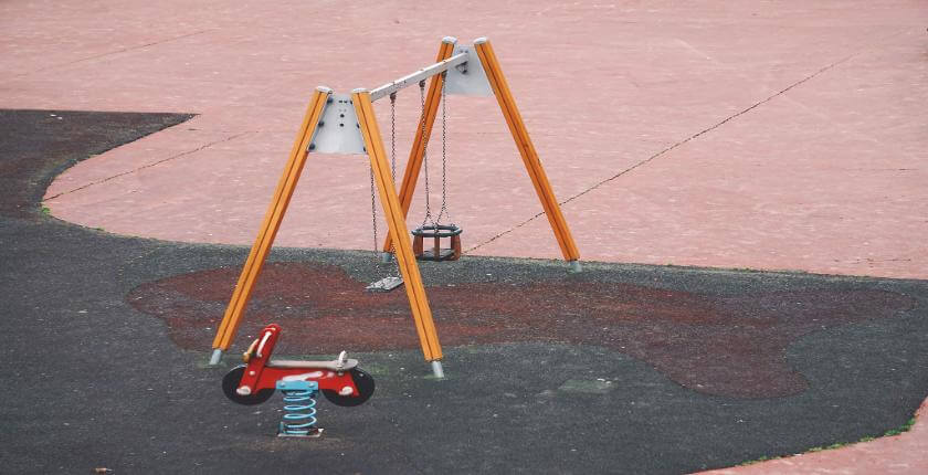 Playground Floor Paint in Leith